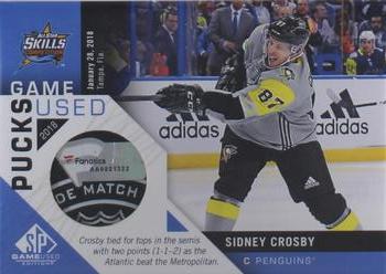 2018-19 SP Game Used - 2018 NHL All-Star Game-Used Pucks #ASGUP-SC Sidney Crosby Front