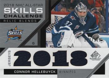 2018-19 SP Game Used - 2018 NHL All-Star Skills Relic Blends #ASRB-CH Connor Hellebuyck Front