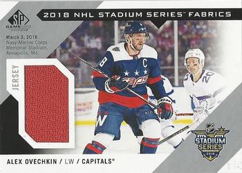 2018-19 SP Game Used - 2018 NHL Stadium Series Fabrics #SS-AO Alex Ovechkin Front