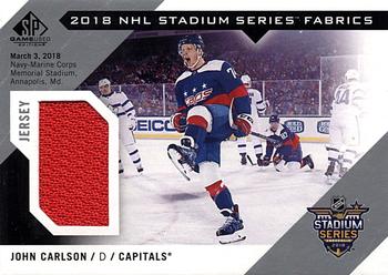 2018-19 SP Game Used - 2018 NHL Stadium Series Fabrics #SS-JC John Carlson Front
