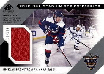 2018-19 SP Game Used - 2018 NHL Stadium Series Fabrics #SS-NB Nicklas Backstrom Front