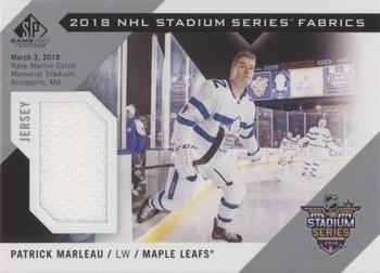 2018-19 SP Game Used - 2018 NHL Stadium Series Fabrics #SS-PM Patrick Marleau Front