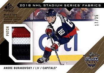2018-19 SP Game Used - 2018 NHL Stadium Series Fabrics - Patch #SS-AB Andre Burakovsky Front