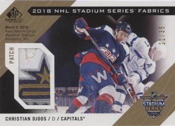 2018-19 SP Game Used - 2018 NHL Stadium Series Fabrics - Patch #SS-CD Christian Djoos Front