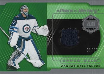 2018-19 SP Game Used - A Piece of History Relics 40 Win Season Club #40-CH Connor Hellebuyck Front