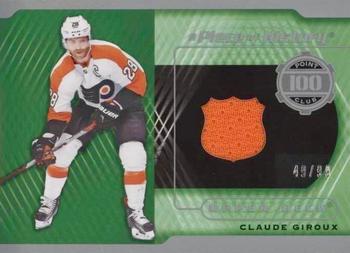 2018-19 SP Game Used - A Piece of History Relics 100 Point Season Club #100-CG Claude Giroux Front