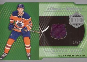 2018-19 SP Game Used - A Piece of History Relics 100 Point Season Club #100-CM Connor McDavid Front