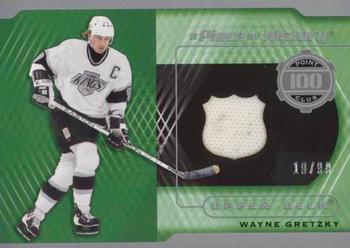 2018-19 SP Game Used - A Piece of History Relics 100 Point Season Club #100-WG Wayne Gretzky Front