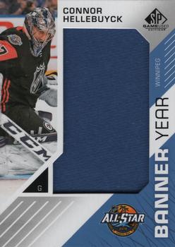 2018-19 SP Game Used - Banner Year Jumbo Relic All-Star #BAS-CH Connor Hellebuyck Front
