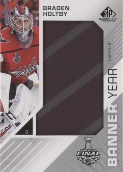 2018-19 SP Game Used - Banner Year Jumbo Relic Stanley Cup #BSC-BH Braden Holtby Front