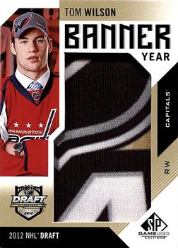2018-19 SP Game Used - Banner Year Jumbo Relic Draft 2012-2018 #BD12-TW Tom Wilson Front