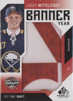 2018-19 SP Game Used - Banner Year Jumbo Relic Draft 2012-2018 #BD17-CM Casey Mittelstadt Front