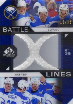 2018-19 SP Game Used - Battle Lines Net Cords #BL-BS Buffalo Sabres Front