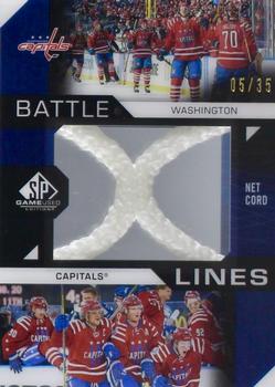 2018-19 SP Game Used - Battle Lines Net Cords #BL-WC Washington Capitals Front