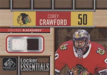 2018-19 SP Game Used - Locker Essentials #LE-CC Corey Crawford Front