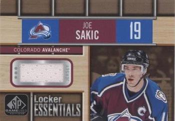 2018-19 SP Game Used - Locker Essentials #LE-JS Joe Sakic Front