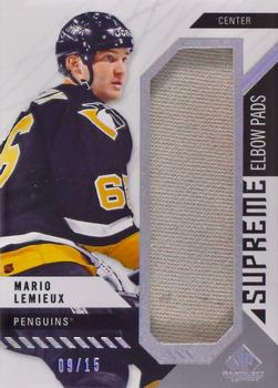 2018-19 SP Game Used - Supreme Jumbo Relics Elbow Pads #PA-ML Mario Lemieux Front