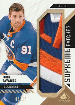 2018-19 SP Game Used - Supreme Jumbo Relics Patch #PA-JT John Tavares Front