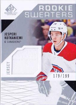 2018-19 SP Game Used - Rookie Sweaters #RS-JK Jesperi Kotkaniemi Front