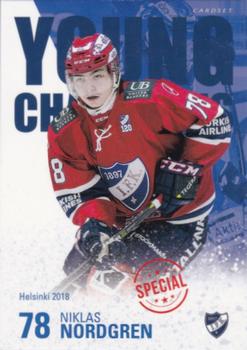 2018-19 Cardset Finland - Young Champions Show Promos #YC 1 Niklas Nordgren Front
