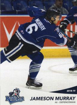 2018-19 Victoria Royals (WHL) #5 Jameson Murray Front