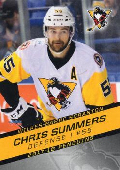2017-18 Choice Wilkes-Barre/Scranton Penguins (AHL) #20 Chris Summers Front