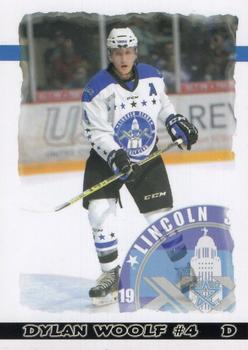 2015-16 Blueline Booster Club Lincoln Stars (USHL) #2 Dylan Woolf Front