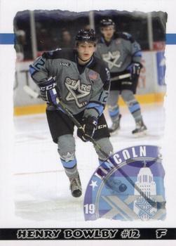 2015-16 Blueline Booster Club Lincoln Stars (USHL) #10 Henry Bowlby Front
