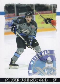 2015-16 Blueline Booster Club Lincoln Stars (USHL) #14 Nate Pionk Front