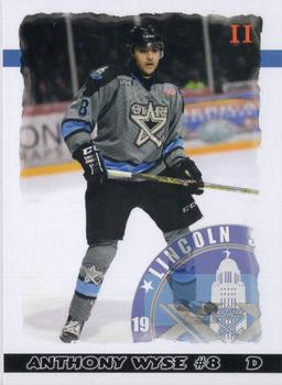2015-16 Blueline Booster Club Lincoln Stars (USHL) #37 Anthony Wyse Front