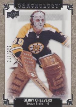 2018-19 Upper Deck Chronology #32 Gerry Cheevers Front