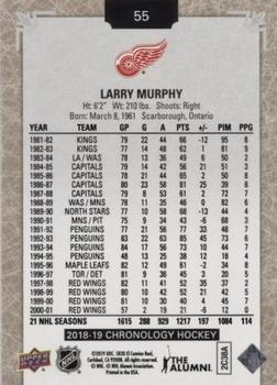 2018-19 Upper Deck Chronology #55 Larry Murphy Back