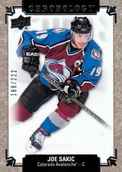 2018-19 Upper Deck Chronology #91 Joe Sakic Front