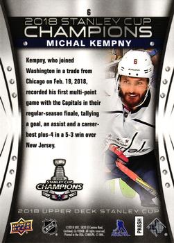 2018 Upper Deck Washington Capitals Stanley Cup #6 Michal Kempny Back
