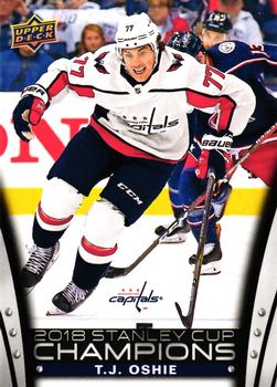 2018 Upper Deck Washington Capitals Stanley Cup #7 T.J. Oshie Front