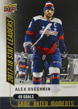 2017-18 Upper Deck Game Dated Moments - Achievements #A3 Alex Ovechkin Front