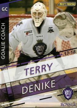 2017-18 Rieck's Printing Reading Royals (ECHL) #26 Terry Denike Front