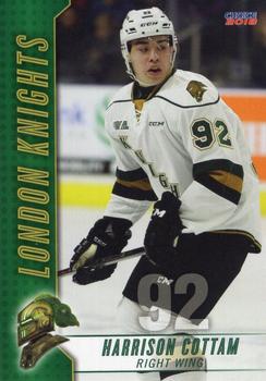 2017-18 Choice London Knights (OHL) #4 Harrison Cottam Front