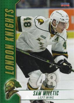 2017-18 Choice London Knights (OHL) #12 Sam Miletic Front