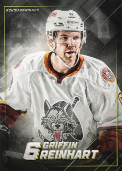 2017-18 Vienna Beef Chicago Wolves (AHL) #4 Griffin Reinhart Front