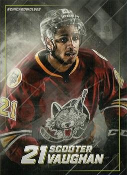 2017-18 Vienna Beef Chicago Wolves (AHL) #13 Scooter Vaughan Front