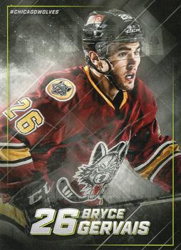 2017-18 Vienna Beef Chicago Wolves (AHL) #18 Bryce Gervais Front