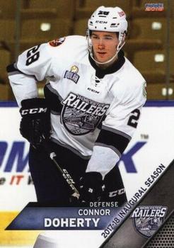 2017-18 Choice Worcester Railers (ECHL) #5 Connor Doherty Front