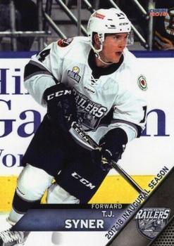 2017-18 Choice Worcester Railers (ECHL) #22 T.J. Syner Front