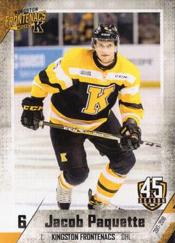 2017-18 Extreme Kingston Frontenacs OHL #3 Jacob Paquette Front