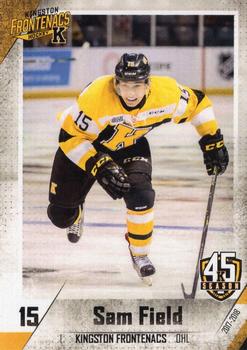 2017-18 Extreme Kingston Frontenacs OHL #8 Sam Field Front