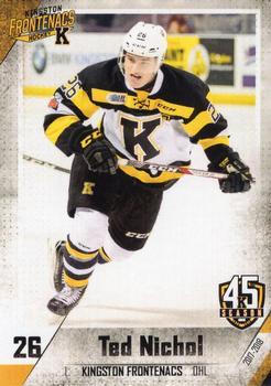 2017-18 Extreme Kingston Frontenacs OHL #16 Ted Nichol Front