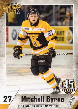 2017-18 Extreme Kingston Frontenacs OHL #17 Mitchell Byrne Front