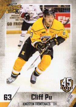 2017-18 Extreme Kingston Frontenacs OHL #21 Cliff Pu Front