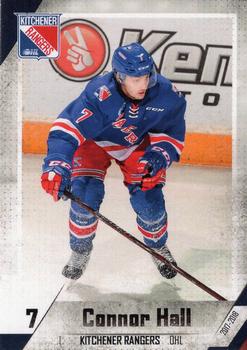 2017-18 Extreme Kitchener Rangers (OHL) #4 Connor Hall Front